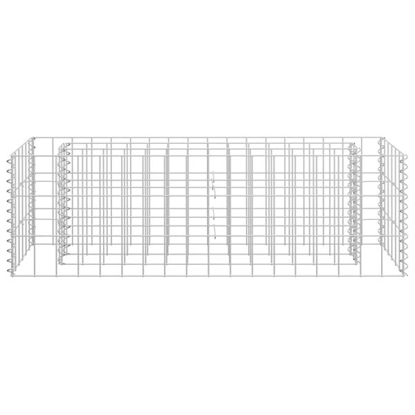 vidaXL Gabion høybed galvanisert stål 90x30x30 cm