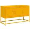 vidaXL TV-benk sennepsgul 100,5x39x60,5 cm st&aring;l