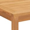 vidaXL Hagespisegruppe 5 deler heltre teak