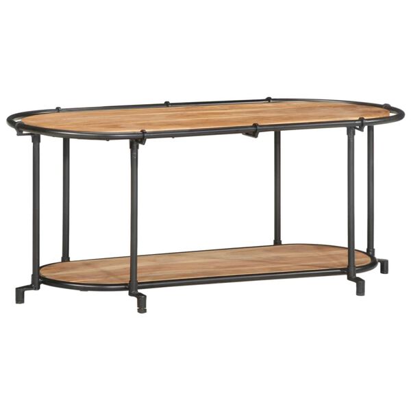 vidaXL TV-benk 100x42x40 cm heltre akasie