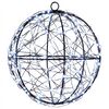 vidaXL Julefiniallys 200 LED-lys Kaldhvit Diameter 20 x 22 cm