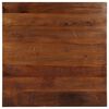 vidaXL Bordplate 70x70x2,5 cm firkantet gjenvunnet heltre