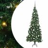 vidaXL Hj&oslash;rne Kunstig Jul Tre med 300 LED gr&oslash;nn 180 cm PVC og metall