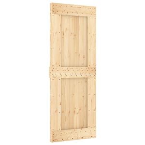 vidaXL Skyved&oslash;r NARVIK 80 x 210 cm (152,5 cm) Naturlig og svart