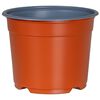 vidaXL Rund Blomsterpotte 50 stk. Terrakotta &Oslash; 10 x 8 cm Plast