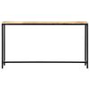 vidaXL Konsollbord 140x35x76 cm grov heltre mango