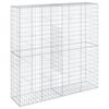 vidaXL Gabionkurv med deksel 200x50x200 cm galvanisert jern