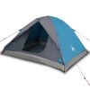 vidaXL Kuppeltelt for camping 3 personer bl&aring; vanntett