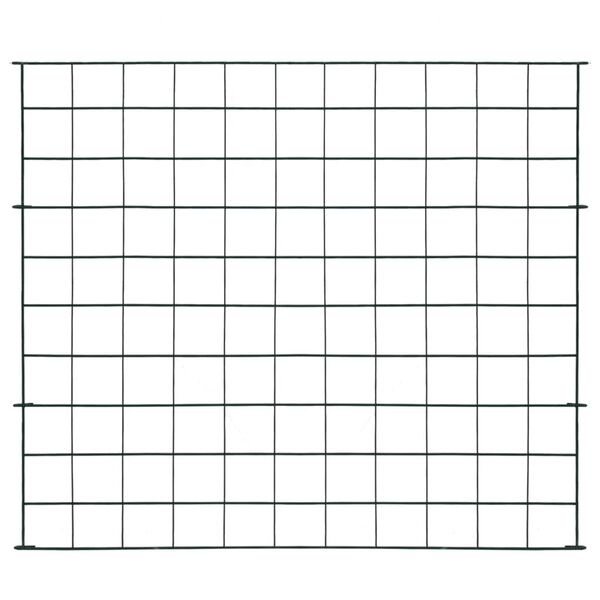 vidaXL Gjerdesett 77,5x64 cm grønn