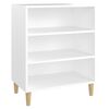 vidaXL Skjenk hvit 57x35x70 cm konstruert tre