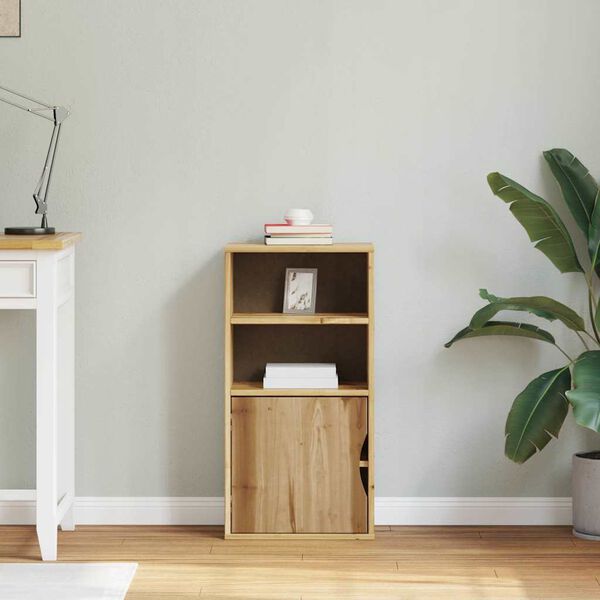 vidaXL Sideskap ODDA 40x24x79 cm heltre furu