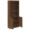 vidaXL Highboard brun eik 70x35x180 cm konstruert tre