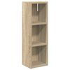 vidaXL Baderom veggskap Sonoma eik 20 x 16 x 62,5 cm Konstruert tre