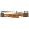 vidaXL Utend&oslash;rs sofa-sett 6 pcs Naturlig 79 x 79 x 37 cm