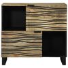 vidaXL Sideboard Brun 80 x 33 x 75 cm heltre mango
