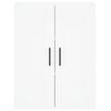 vidaXL Highboard hvit 69,5x34x180 cm konstruert tre