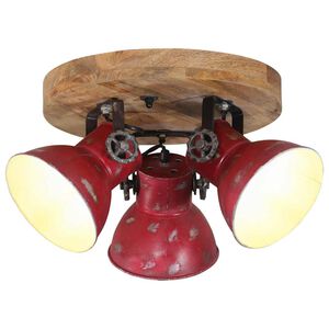 vidaXL Taklampe 25 W m&oslash;rker&oslash;d 35x35x25 cm E27