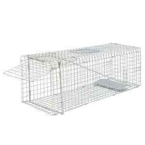 vidaXL Galvanisert levende felle 80 cm
