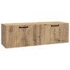 vidaXL Vegghengt TV skap Artisan eik 98 x 31 x 30 cm Konstruert tre