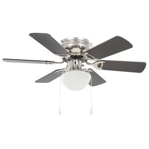 vidaXL Dekorert takvifte med lys 82 cm m&oslash;rkebrun