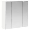 vidaXL Baderomsspeilskap Hvit 63,5 x 16 x 62,5 cm Konstruert tre