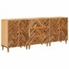 vidaXL Oppbevaringsskap 3 pcs Brun 60 x 33,5 x 75 cm Massiv mango tre
