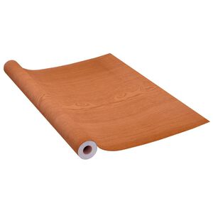 vidaXL Selvklebende folie til m&oslash;bler 500x90 cm PVC eikefarge