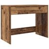 vidaXL Skrivebord Gammelt tre 100 x 50 x 78 cm Konstruert tre