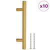 vidaXL Skaph&aring;ndtak 10 stk gulv 96 mm rustfritt st&aring;l