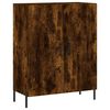 vidaXL Highboard r&oslash;kt eik 69,5x34x180 cm konstruert tre