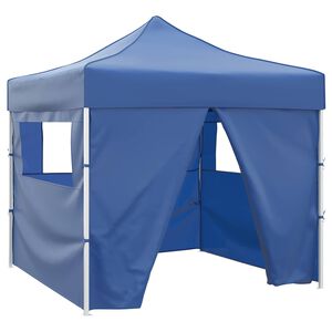 vidaXL Partytelt 291 x 291 x 315 cm Bl&aring; Oxford Stoff
