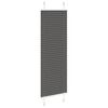 vidaXL pliss&eacute;gardin sort 50x150 cm Stoff Bredde 49,4 cm Polyester