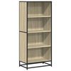 vidaXL Bokhylle sonoma eik 60x35x139 cm konstruert tre