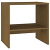 vidaXL Nattbord honningbrun 40x30,5x40 cm heltre furu