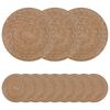 vidaXL Sj&oslash;gress duker 12 pcs Naturlig &Oslash; 30 cm 100% sj&oslash;gress