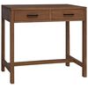 vidaXL Bord med skuffer Naturlig Massivt Teaktre 80 x 50 x 75 cm