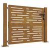vidaXL Hageport 100x100 cm cortenst&aring;l firkantet design