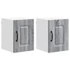 vidaXL Oppvaskmaskin-panel Kalmar 2 pcs Gr&aring; Sonoma 30 x 31 x 40 cm