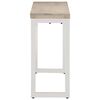 vidaXL Konsollbord brun 110x35x76 cm heltre mango og jern