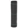 vidaXL Kontrollmatte for ugress svart 0,5x25 m PP