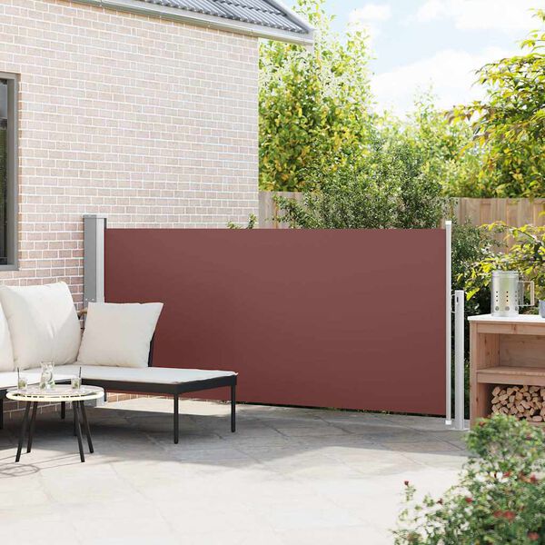 vidaXL Uttrekkbar sidemarkise 140 x 300 cm brun