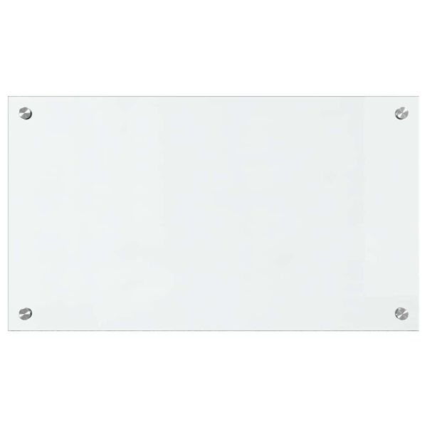 vidaXL Kjøkkenbakplate Gjennomsiktig 70 x 40 cm herdet glass