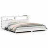 vidaXL Sengeramme uten madrass hvit 180x200 cm heltre furu