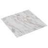 vidaXL Selvheftende Gulvplanker Hvit og Brun 30,5 x 30,5 cm 20 stk.