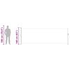 vidaXL Uttrekkbar sidemarkise 160 x 500 cm svart