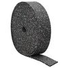 vidaXL Gummigranulat rulle Svart 2000 x 12 x 0,6 cm Gummi