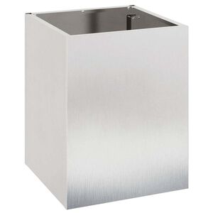 vidaXL Hageblomsterpotte Rustfritt St&aring;l 32 x 32 x 40 cm Rustfritt St&aring;l