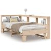 vidaXL Seng med bokhylle uten madrass 90x190 cm heltre furu