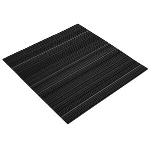 vidaXL Teppeflis Stripete M&oslash;rkegr&aring; 50 x 50 cm 20 stk. PP og Bitumen