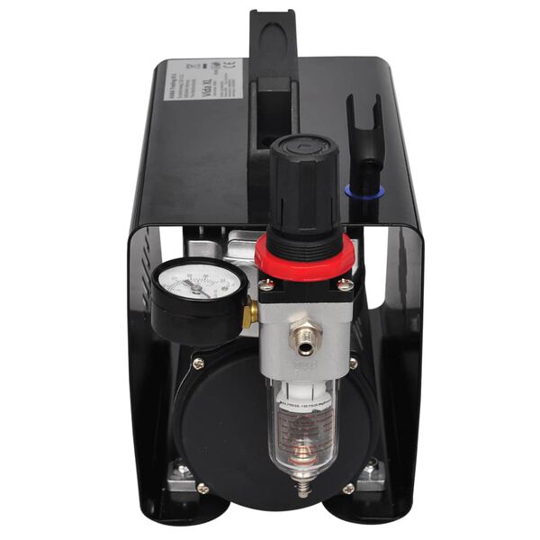 Luftsprøytekompressorsett med 3 pistoler